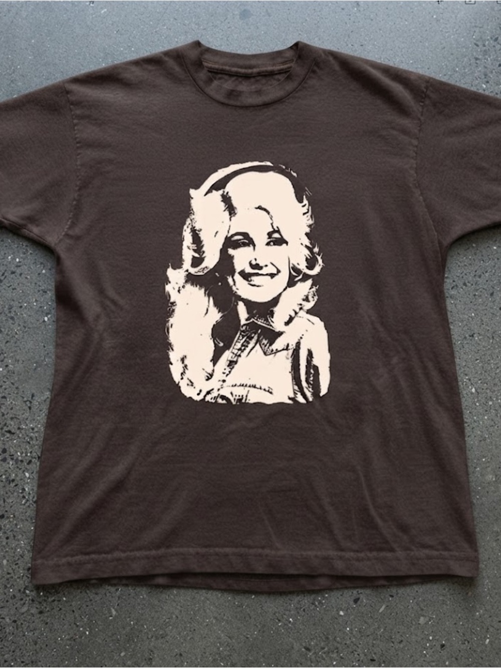 Country Music Legend Silhouette Dark Brown Gildan T-Shirt
